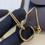 Loco JUSTE NECKLACE PINK GOLD DIAMONDS