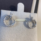 Loco JUSTE EARRINGS SILVER DIAMONDS