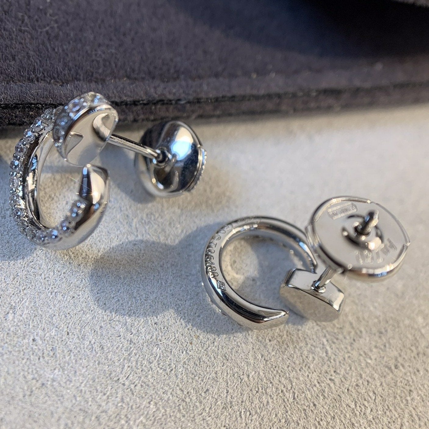 Loco JUSTE EARRINGS SILVER DIAMONDS