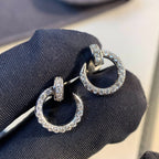 Loco JUSTE EARRINGS SILVER DIAMONDS