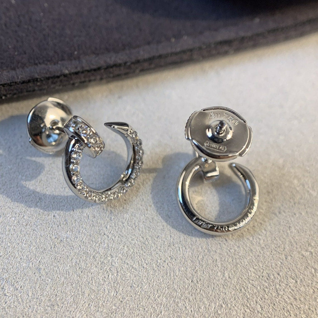 Loco JUSTE EARRINGS SILVER DIAMONDS