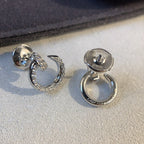 Loco JUSTE EARRINGS SILVER DIAMONDS
