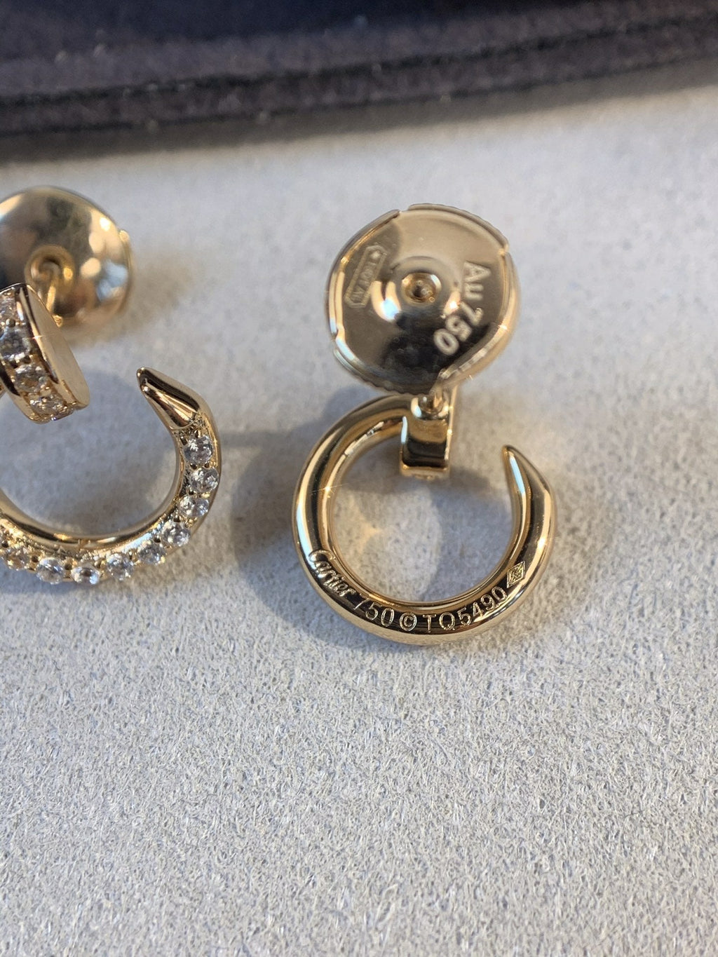 Loco JUSTE EARRINGS GOLD DIAMONDS