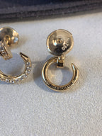 Loco JUSTE EARRINGS GOLD DIAMONDS