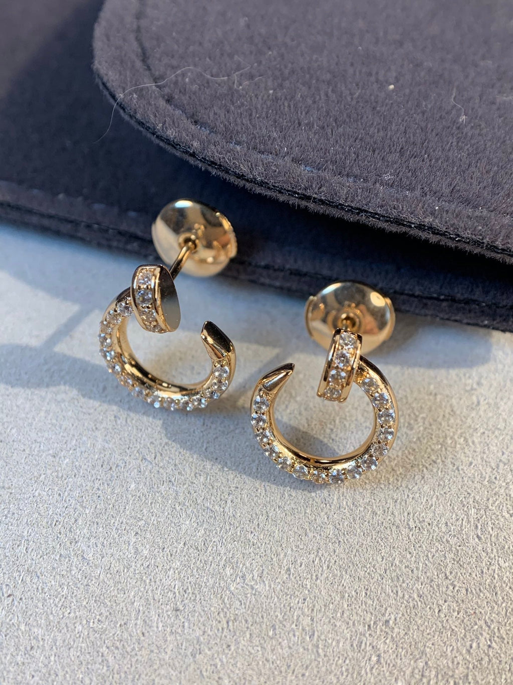 Loco JUSTE EARRINGS GOLD DIAMONDS