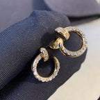 Loco JUSTE EARRINGS GOLD DIAMONDS