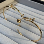 Loco JUSTE EARRINGS GOLD DIAMONDS 1.8MM