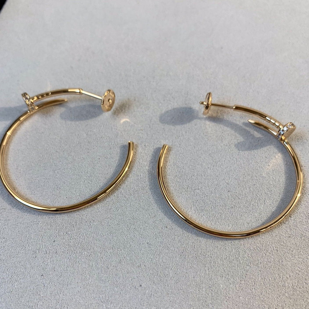 Loco JUSTE EARRINGS GOLD DIAMONDS 1.8MM