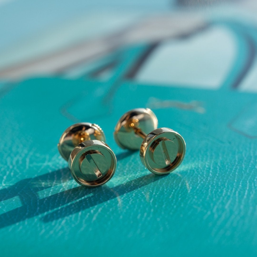 Loco LOVE EARRINGS PINK GOLD 10MM