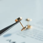 Loco LOVE EARRINGS PINK GOLD 10MM