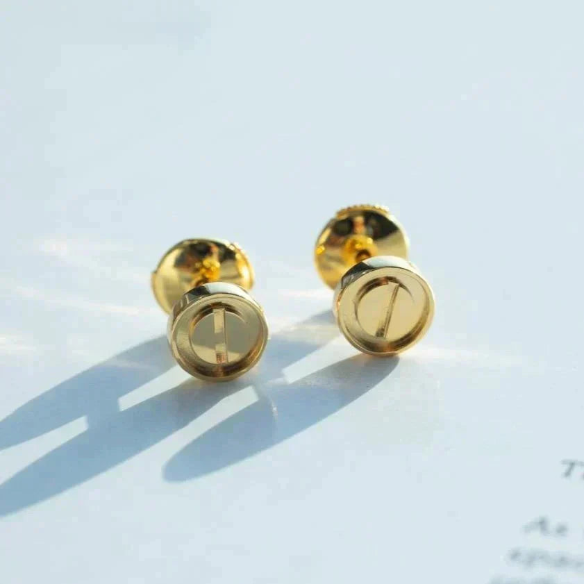 Loco LOVE EARRINGS GOLD 10MM