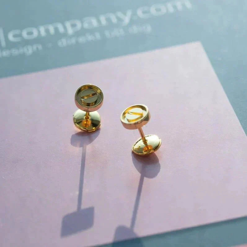 Loco LOVE EARRINGS GOLD 10MM