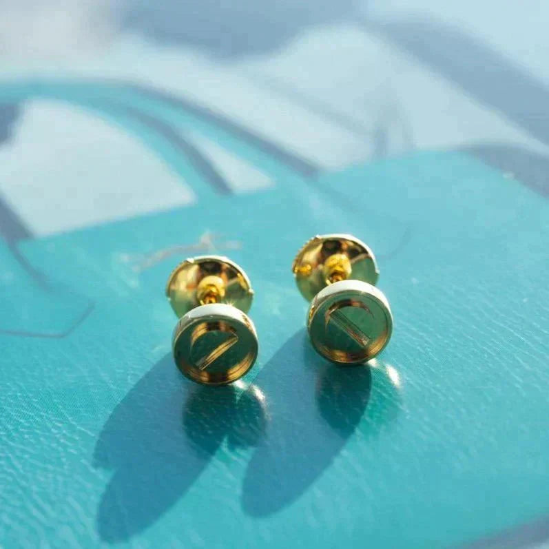 Loco LOVE EARRINGS GOLD 10MM