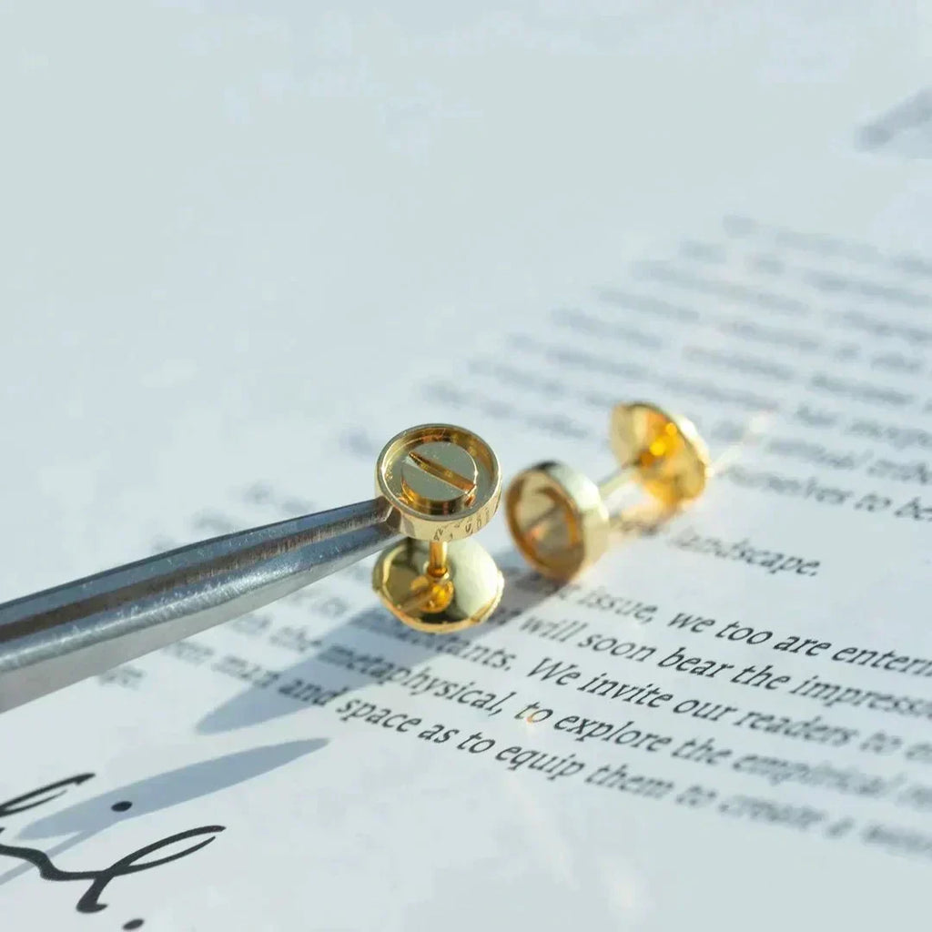 Loco LOVE EARRINGS GOLD 10MM