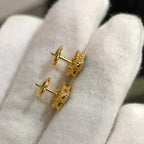 Loco CLOVER MINI 9.5MM MALACHITE  EARRINGS