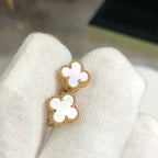 Loco CLOVER MINI 9.5MM WHITE MOP EARRINGS
