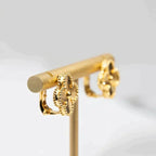 Loco CLOVER MEDIUM 1 MOTIFS LASER EARRINGS