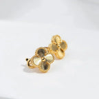 Loco CLOVER MEDIUM 1 MOTIFS LASER EARRINGS