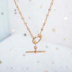 Loco ECHAPPEE NECKLACE PINK GOLD