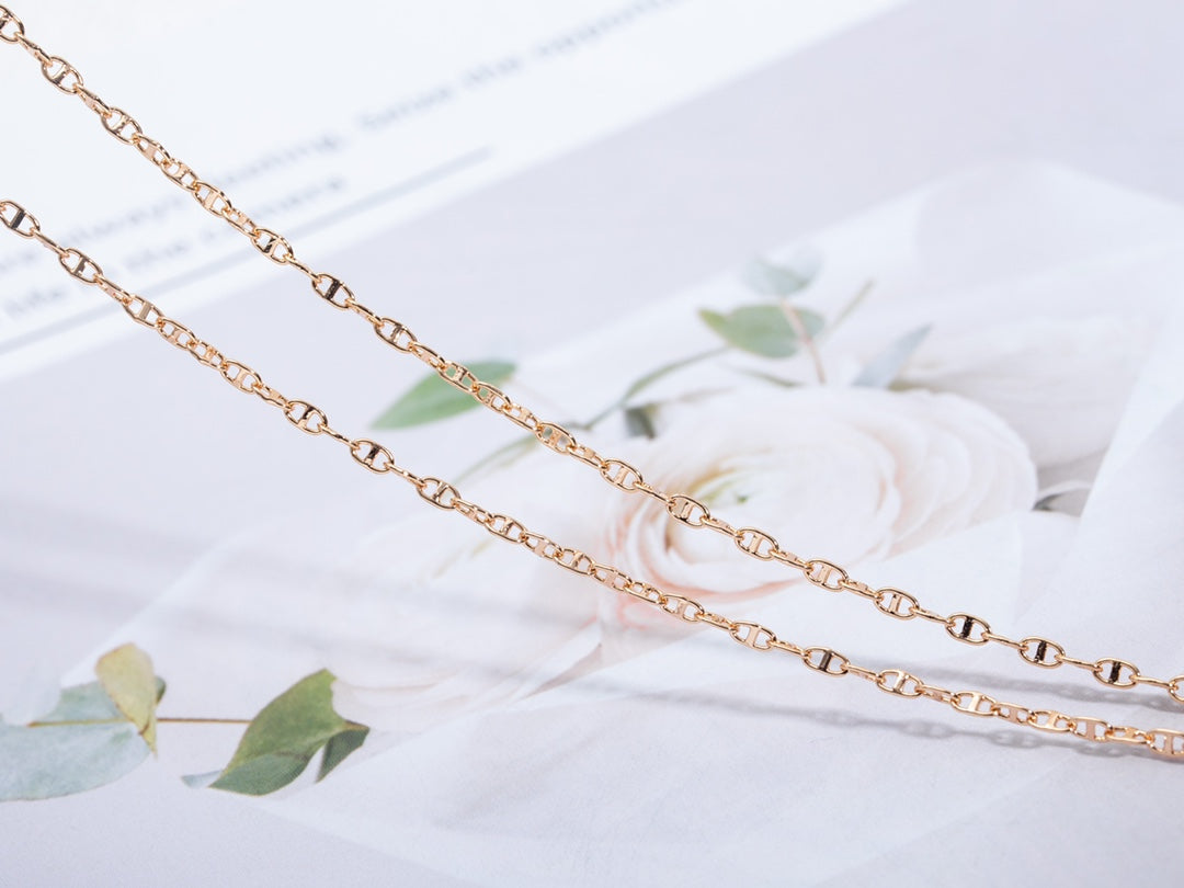 Loco ECHAPPEE NECKLACE PINK GOLD