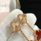 Loco CLOVER 2 MOTIF  LASER CARNELIAN EARRINGS