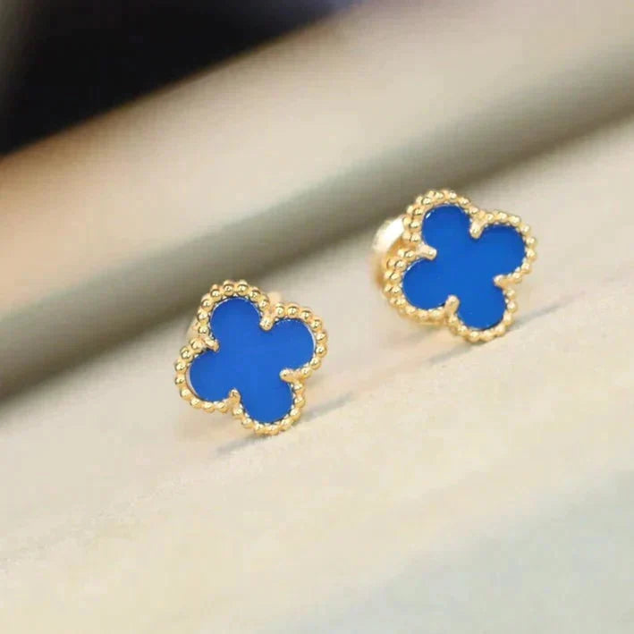 Loco CLOVER MINI 9.5MM TURQUOISE EARRINGS