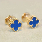 Loco CLOVER MINI 9.5MM TURQUOISE EARRINGS