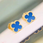 Loco CLOVER MINI 9.5MM TURQUOISE EARRINGS