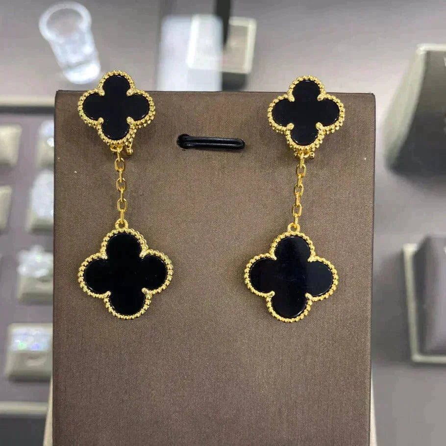 Loco CLOVER 2 MOTIFS  EARRINGS (MULTIPLE CHOICESC