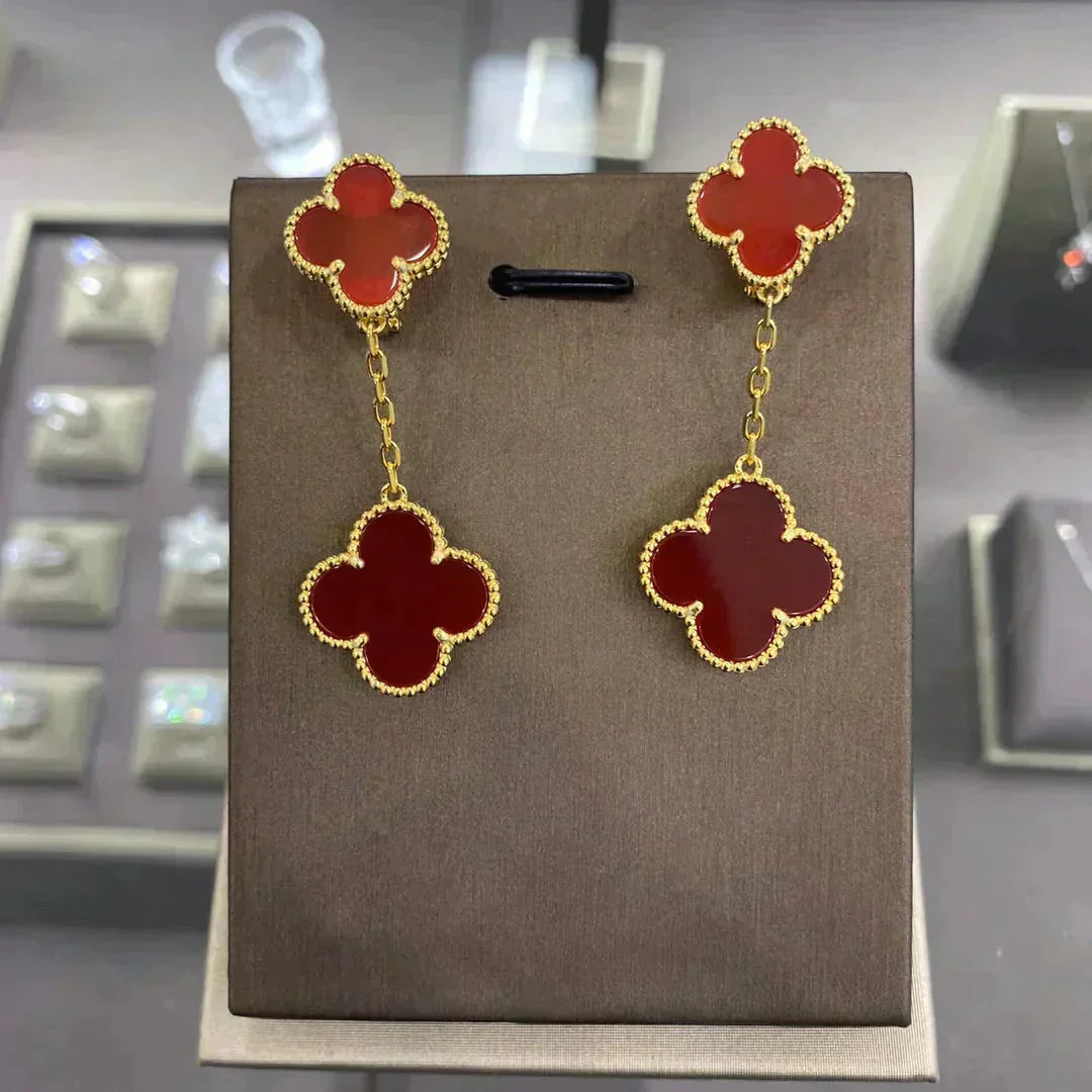 Loco CLOVER 2 MOTIFS  EARRINGS (MULTIPLE CHOICESC