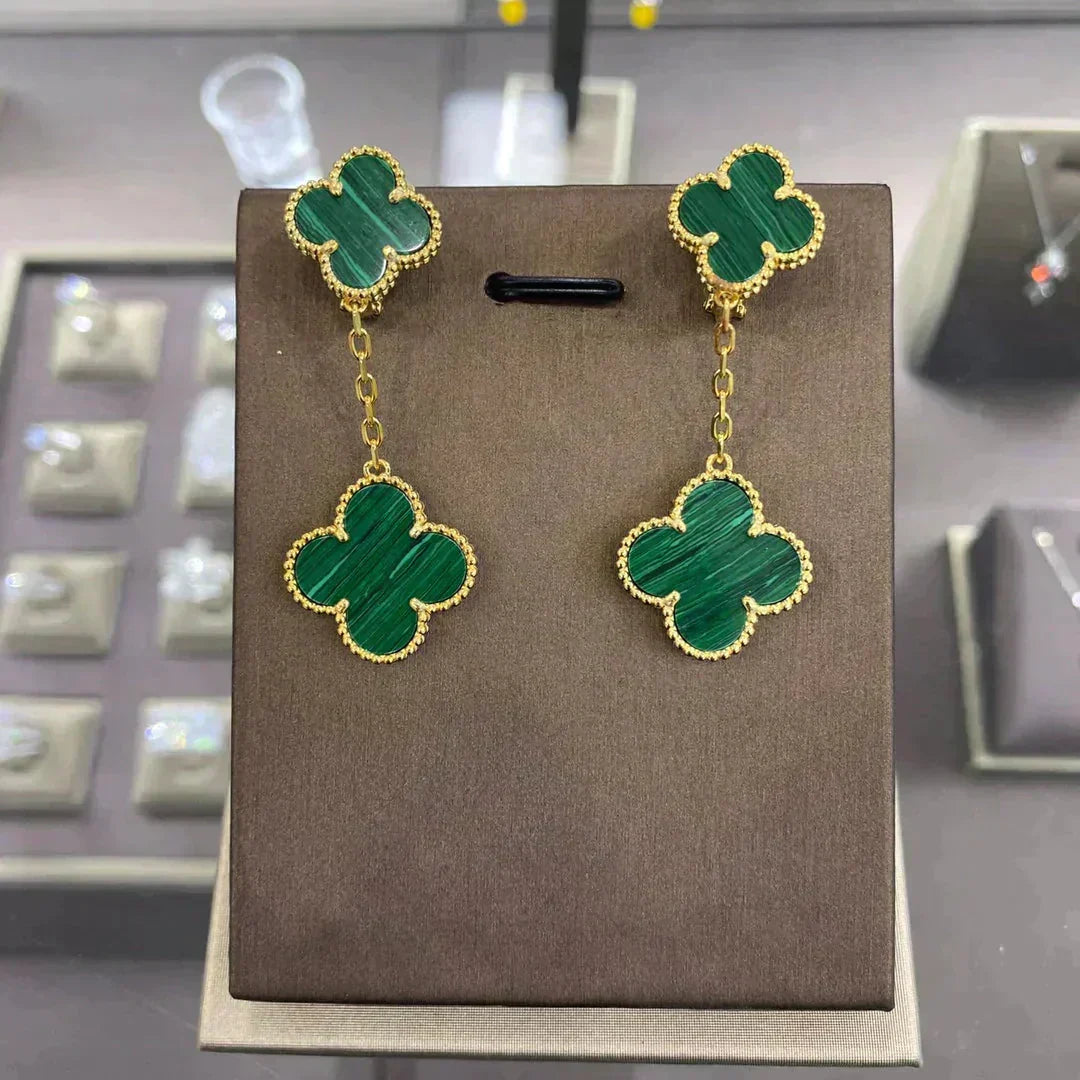 Loco CLOVER 2 MOTIFS  EARRINGS (MULTIPLE CHOICESC
