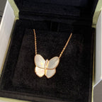 Loco BUTTERFLY GOLD MOP DIAMOND NECKLACE
