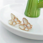 Loco BUTTERFLY MOP DIAMOND EARRINGS