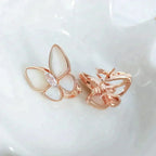 Loco BUTTERFLY MOP DIAMOND EARRINGS
