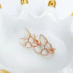 Loco BUTTERFLY MOP DIAMOND EARRINGS