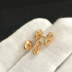 Loco CHAINE SMALL EARRINGS GOLD AND SILVER
