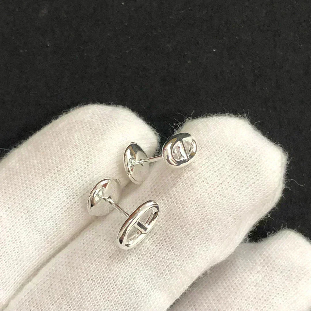 Loco CHAINE SMALL EARRINGS GOLD AND SILVER