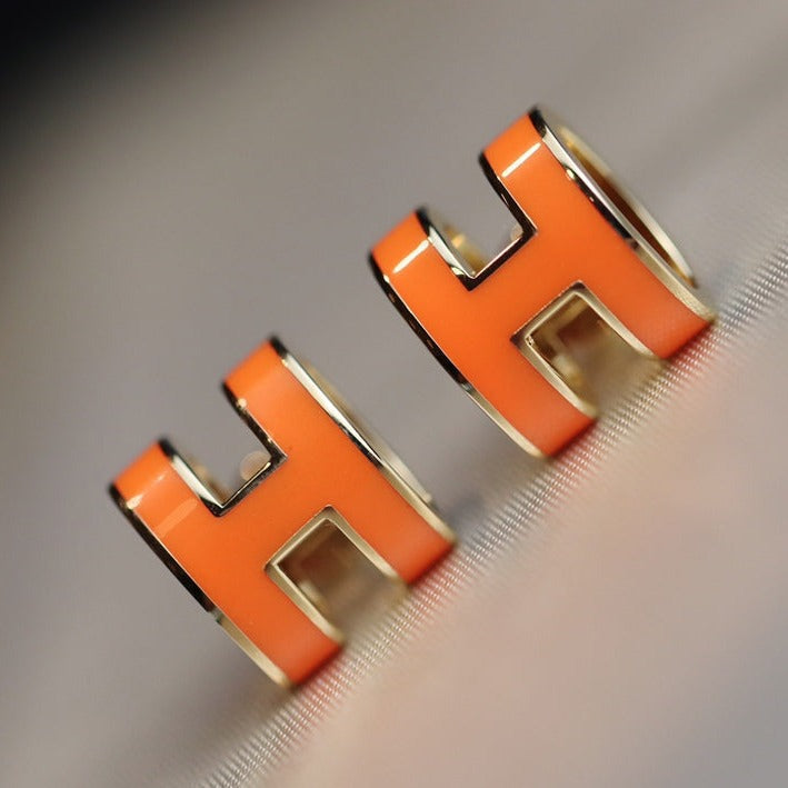 Loco MINI POP H EARRINGS ORANGE