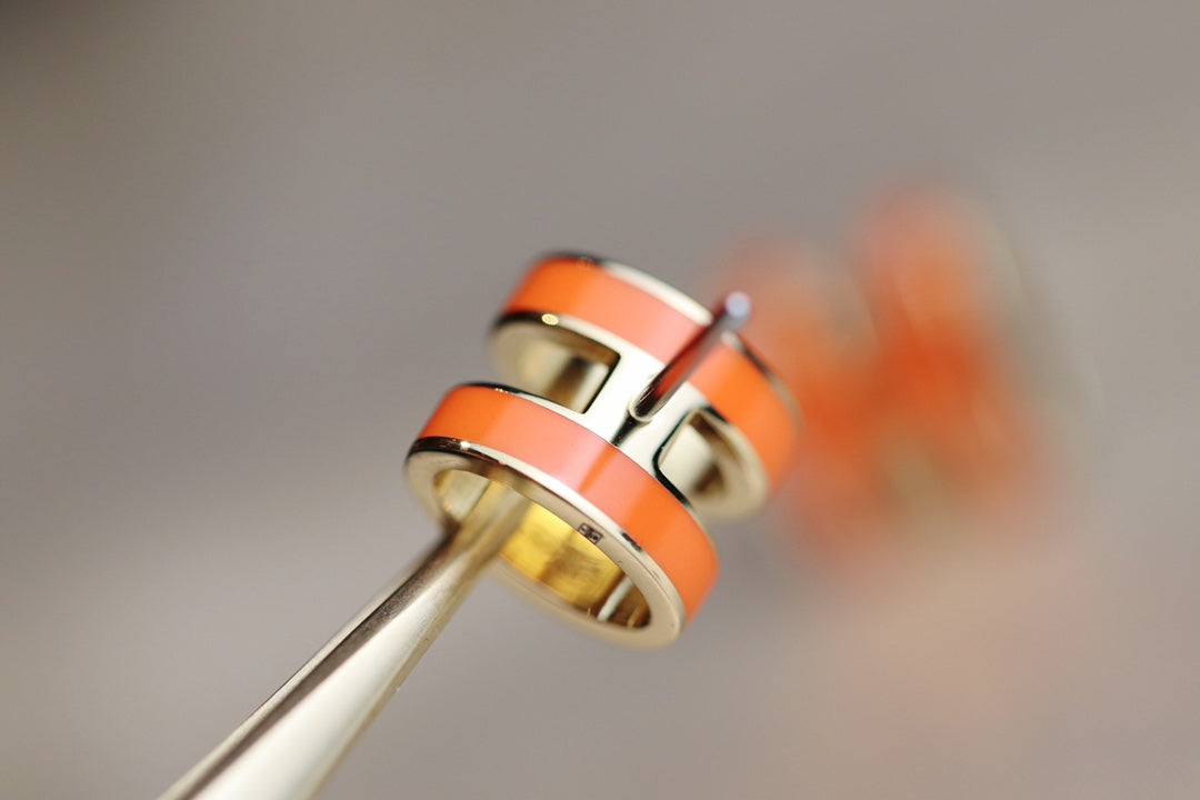 Loco MINI POP H EARRINGS ORANGE