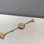 Loco STAR AND SUN 4 MOTIFS GOLD DIAMONDS BRACELET