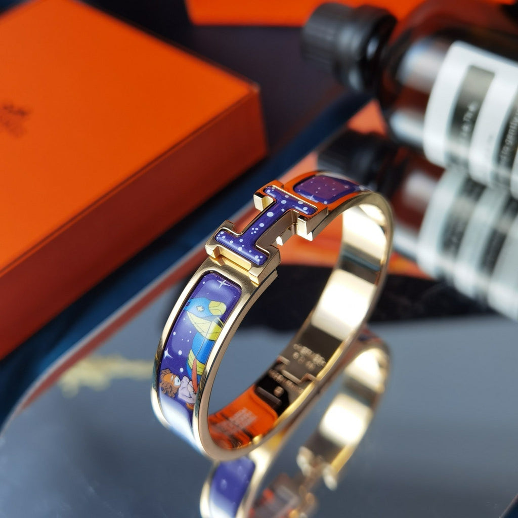 Loco H STAR AND MOON BRACELET 12MM
