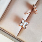 Loco STAR MOP PINK GOLD EARRINGS
