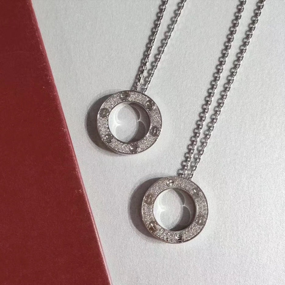 Loco LOVE NECKLACE ADJUSTABLE SILVER