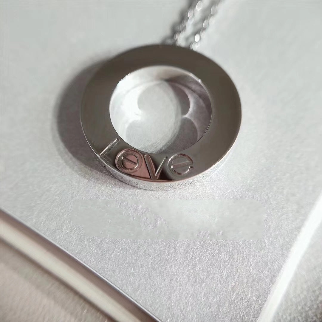 Loco LOVE NECKLACE ADJUSTABLE SILVER