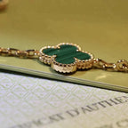 [Loco ]New  CLOVER 5 MOTIF MALACHITE BRACELET COLLECTION