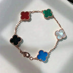 [Loco ]New CLOVER 5 MOTIFS MULTICOLOR BRACELET