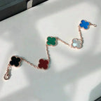 [Loco ]New CLOVER 5 MOTIFS MULTICOLOR BRACELET