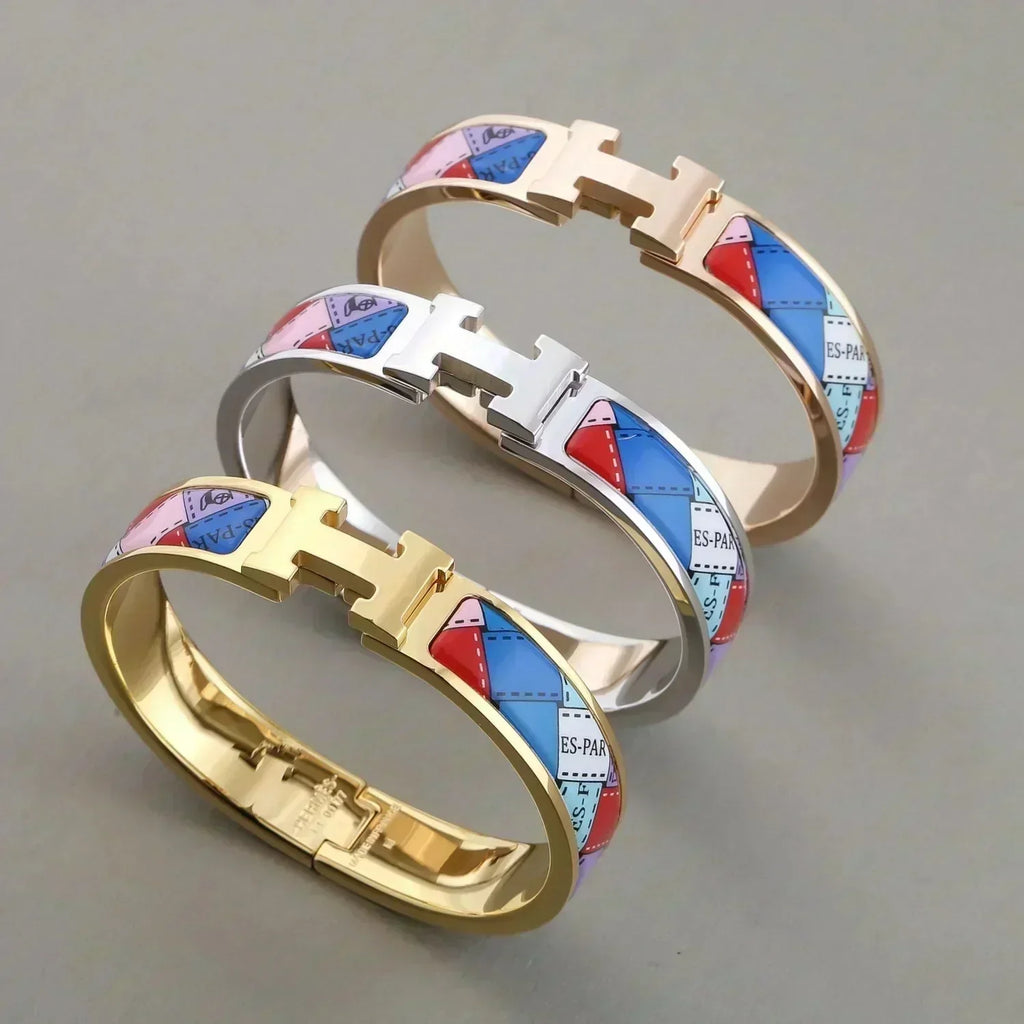 Loco H BRACELET DOTTED BORDER 12MM