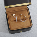 Loco JUSTE EARRINGS 12.75MM PINK GOLD DIAMOND