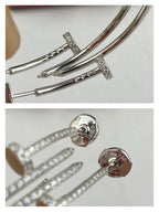Loco JUSTE EARRINGS FULL DIAMONDS 1.8MM